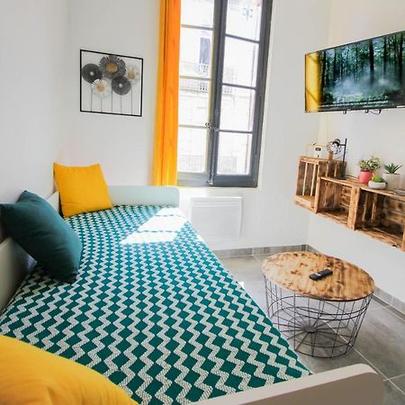 Charmant T2 En Coeur De Ville - 2 Lits + Lit Bebe - Wifi - Imprimante Carcassonne Dış mekan fotoğraf