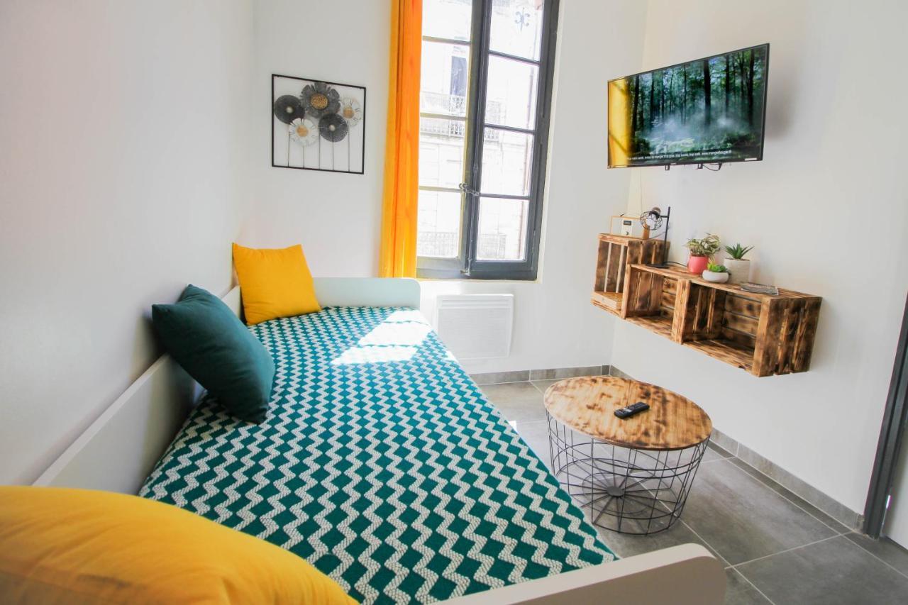 Charmant T2 En Coeur De Ville - 2 Lits + Lit Bebe - Wifi - Imprimante Carcassonne Dış mekan fotoğraf