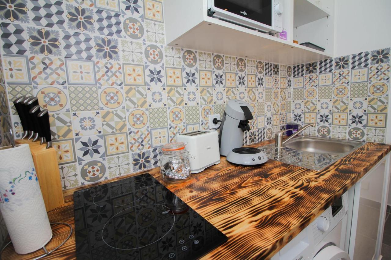 Charmant T2 En Coeur De Ville - 2 Lits + Lit Bebe - Wifi - Imprimante Carcassonne Dış mekan fotoğraf